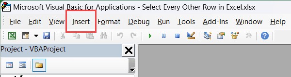 单击菜单中的插入选项