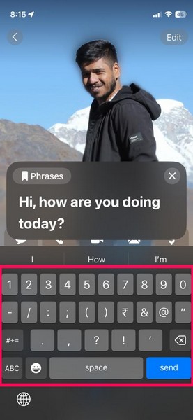 在 iPhone 2 上使用实时语音