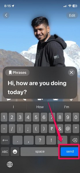 在 iPhone 3 上使用实时语音