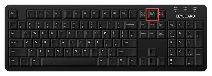 滚动锁定按钮键盘