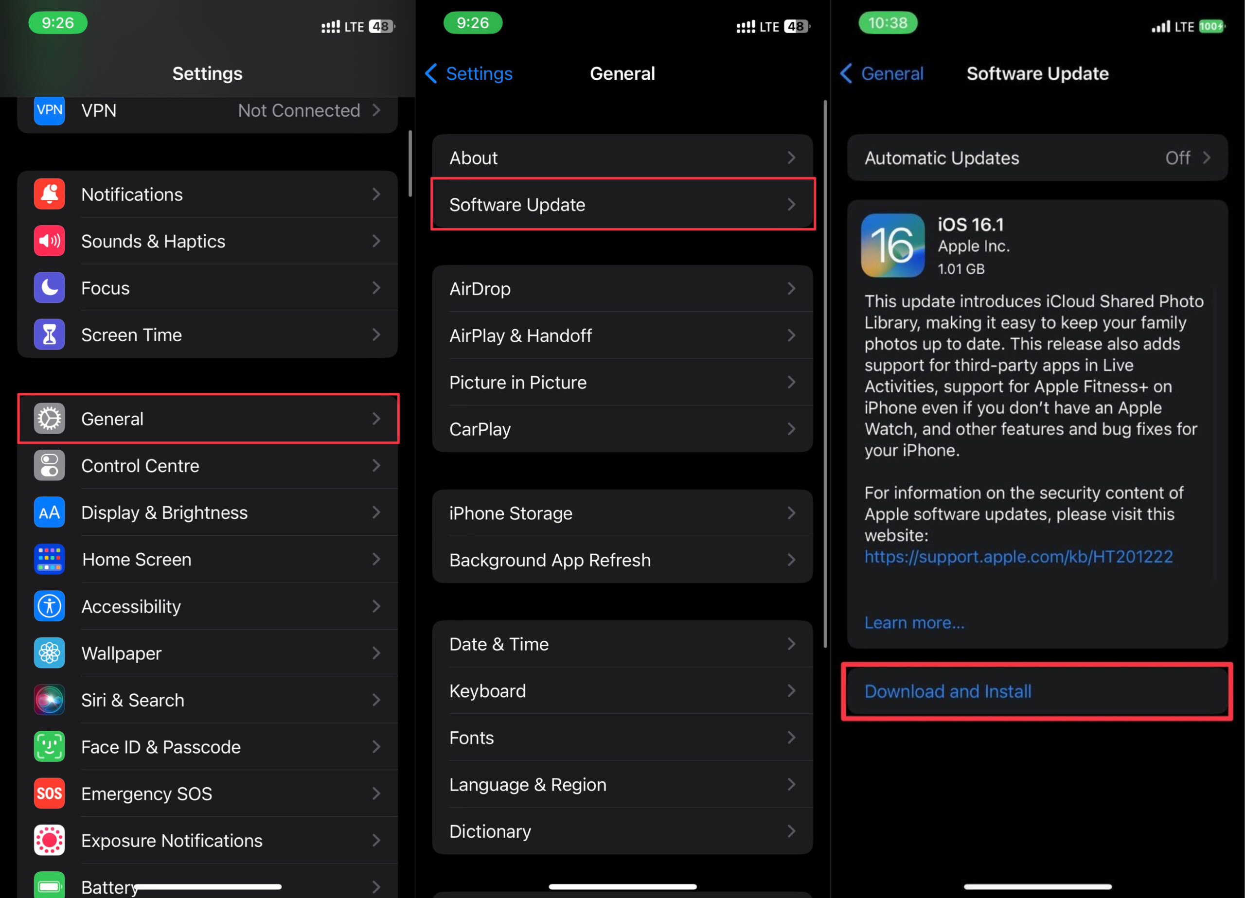 更新 iPhone 的步骤