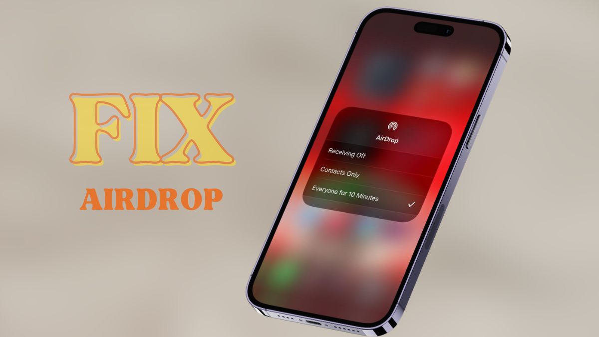AirDrop not working iphone
