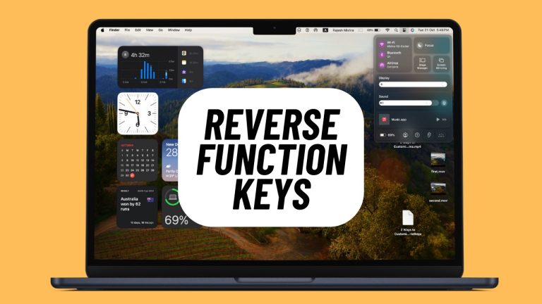 how to reverse function keys on mac in macos sonoma