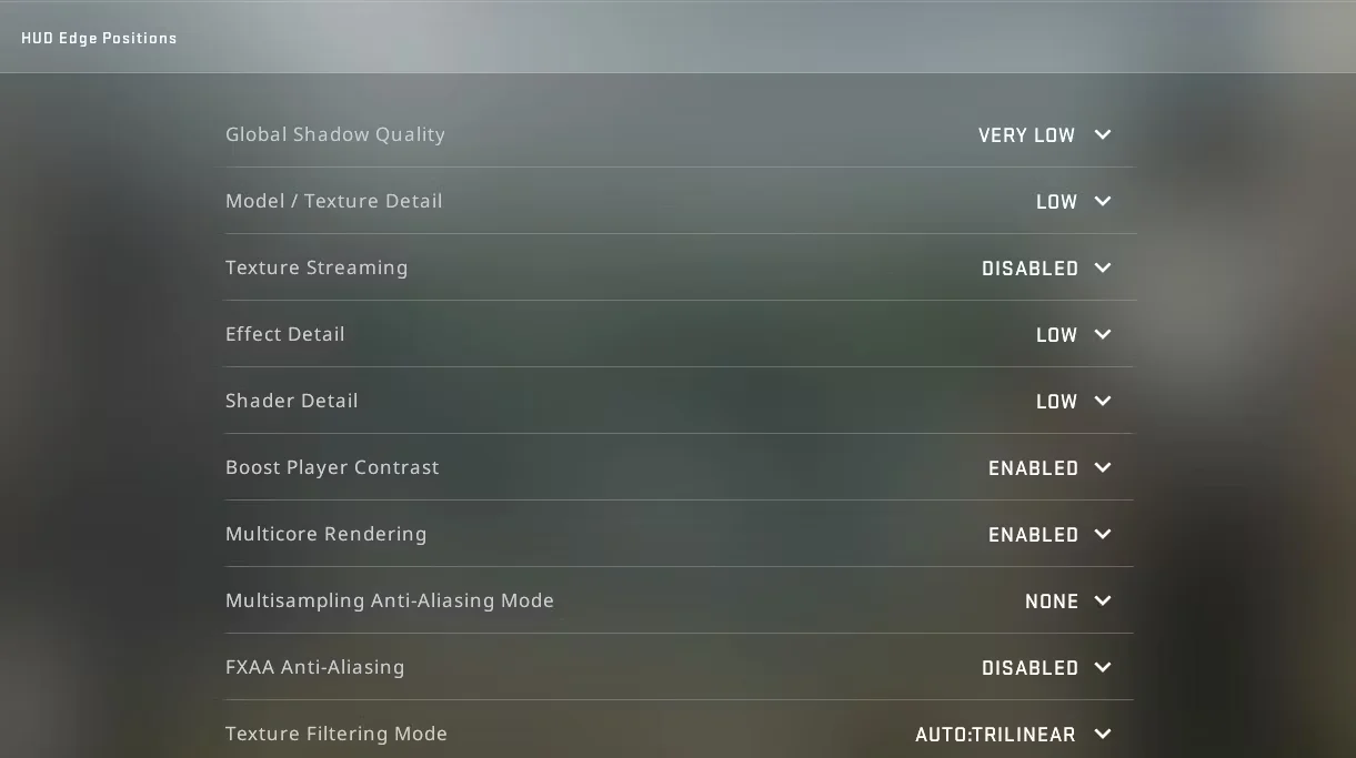 在Counter-Strike Global Offensive for Windows中提高帧率的技巧