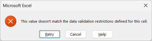 下拉列表错误消息
