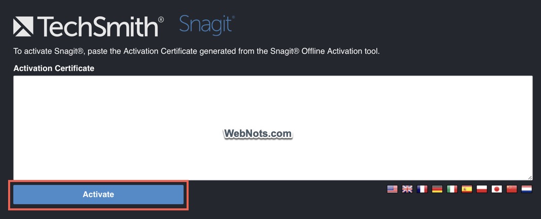 生成 Snagit 激活码