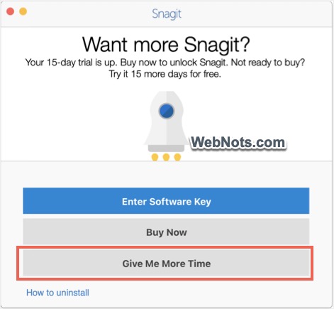 获得更多试用时间