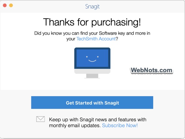 Snagit 已成功激活