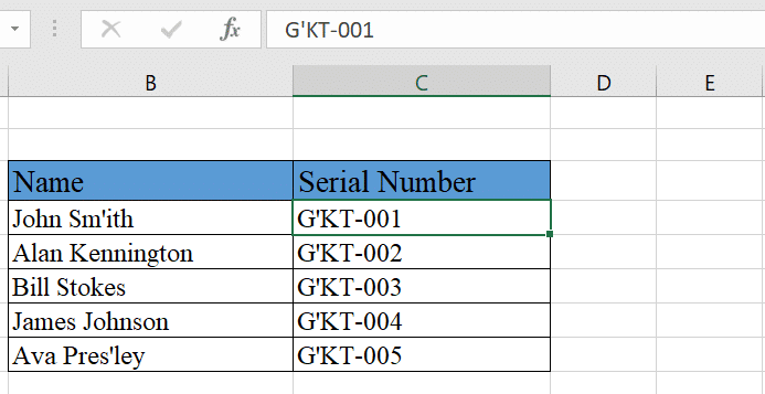 Excel 数据集