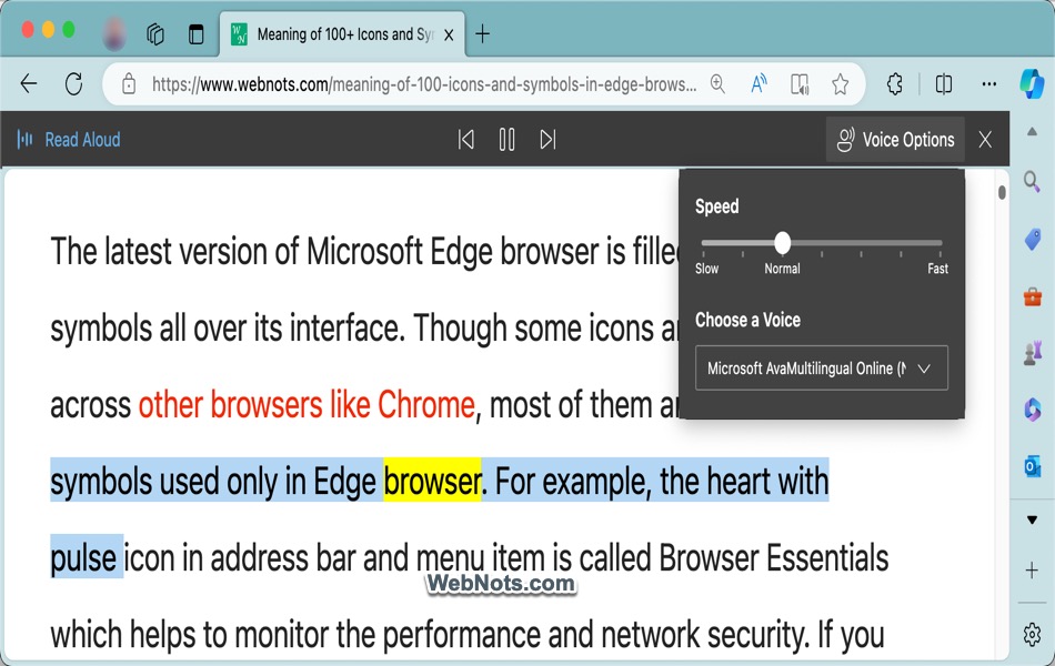 如何在Edge浏览器中朗读网页内容