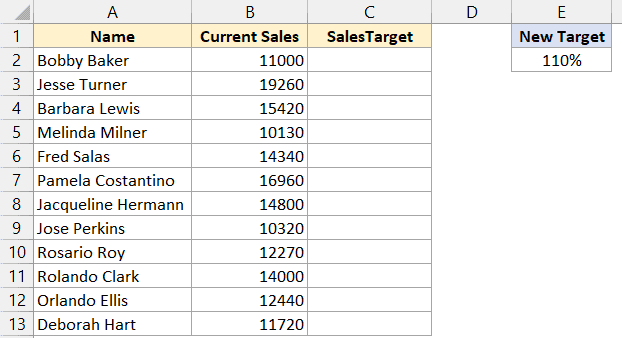 如何在Excel中将某列乘以某个数字 如何在Excel中将某列乘以某个数字