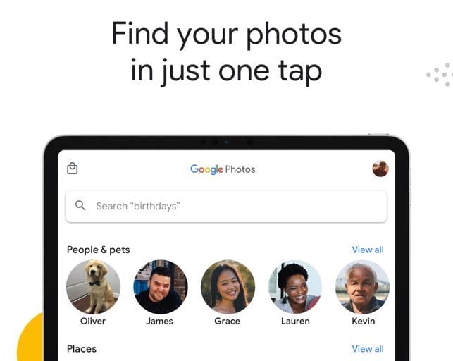 Google 照片搜索