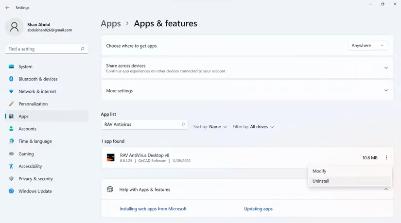 如何卸载Windows系统上的RAV Antivirus 如何卸载windows系统上的rav Antivirus