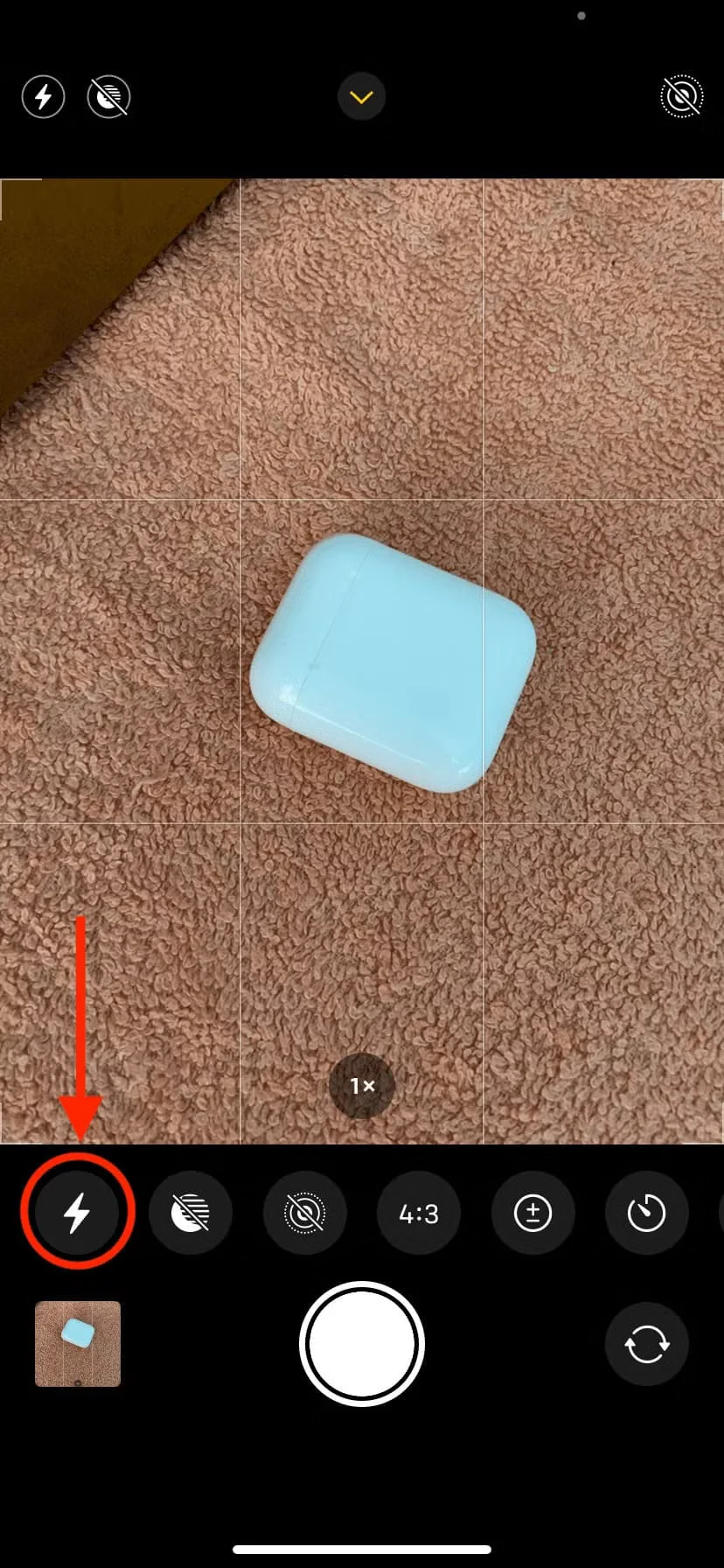 如何為iPhone相機打開閃光燈